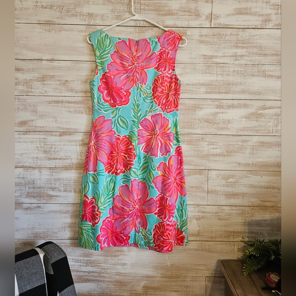 Lilly Pulitzer Taytay Dress Shorely Blue Bellina, Size 6 - Picture 7 of 12